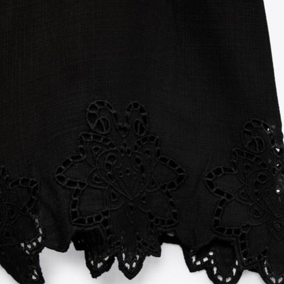 COPY - ZARA black romper jumpsuit with top stitching size extra size - Picture 5 of 12